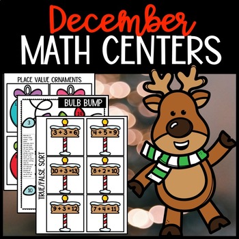 Preview of December Math Centers K-2