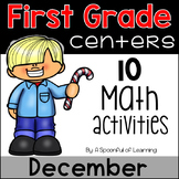 December Math Centers - First Grade