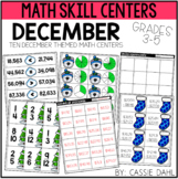 December Math Centers (Grades 3-5)