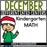 December Math Centers for Kindergarten