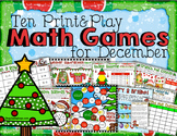 December Math Games - Print and Play!
