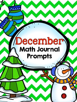 December Math Journals by Primary Buzz | Teachers Pay Teachers