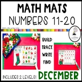 December Math Mats Numbers to 20 |  Holiday Counting Cente