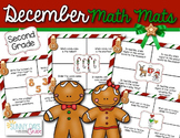 December Math Mats {second grade}