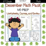 Second Grade Math Pack {December} NO PREP