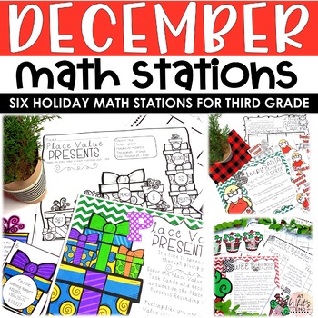 Preview of December Math Stations