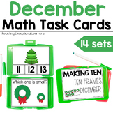 December Math Task Boxes