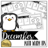 December Math Warm Ups - Differentiated for 2 levels!