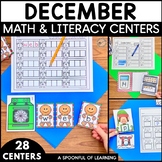 December Math and Literacy Centers and Activities