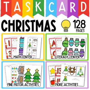 Four Task Boxes to Try this Winter – Preschool Packets