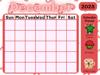 Preview of December Morning Calendar