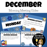 December Morning Meeting Slides | Holidays 2021 - 2022 Mor