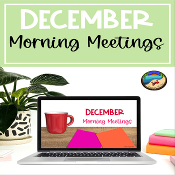 Preview of December Morning Meeting Slides for First Grade Morning Messages