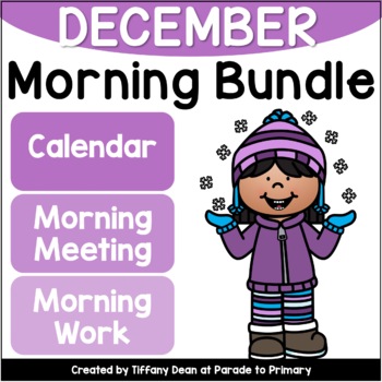 Preview of December Morning Routine - Calendar & Morning Meeting - Google - PowerPoint