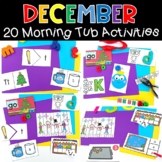 December Morning Tubs Hands On Learning Fine Motor Literacy Math