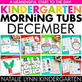 December Morning Tubs for Kindergarten | Kindergarten Morn