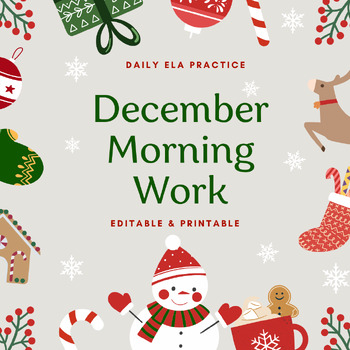 Preview of December Morning Work