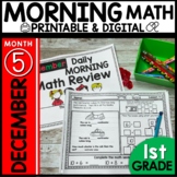 December Morning Work | 1st Grade Daily Math Review