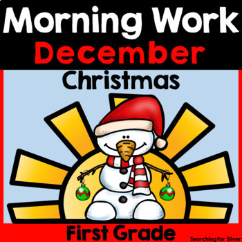 Preview of December Morning Work {1st Grade} PDF & Digital Ready!