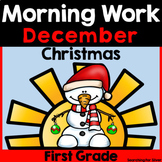 December Morning Work {1st Grade} PDF & Digital Ready!