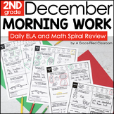 December Morning Work 2nd Grade ELA and Math