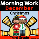 December Morning Work {3rd Grade} PDF & Digital Ready!