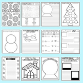 December Morning Work/Early Finishers Activities Packet