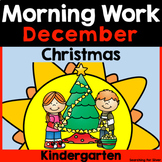 December Morning Work {Kindergarten} PDF & Digital Ready!