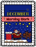 December Morning Work Packet | 1st Grade (No Prep!)