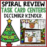 December Morning Work Spiral Review Centers | Kindergarten