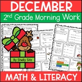 December Morning Work for Second Grade | Math and Literacy