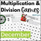 December Multiplication & Division Square Games