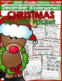 December NO PREP Packet (Kindergarten)