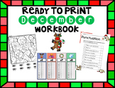 December No Prep Worksheets | Winter Workbook | Ready to Print