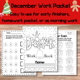 December Packet, Homework Packet, December Morning Work, M