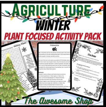 Preview of December Plant focused Resources (Horticulture, Floriculture & Agriculture)