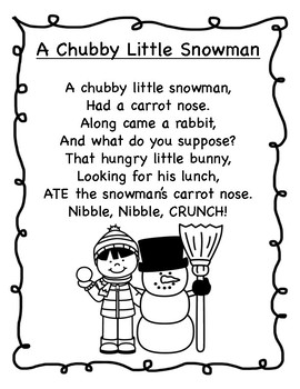 December Poetry Kindergarten & First Grade by Wishful Learning by ...