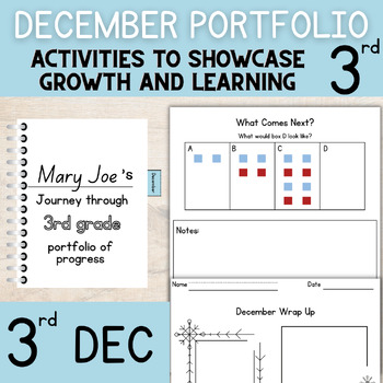Preview of December Portfolio Highlights: 3rd Grade Winter Progress & Engaging Activities