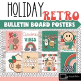 December Posters Bulletin Board Christmas Posters Retro Ra