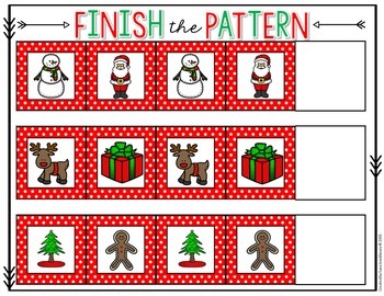 December Activities for Preschool and Kindergarten by Sara J Creations