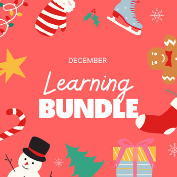 Preview of December Preschool/Pre-K Learning Bundle