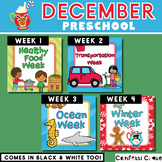 December Preschool Themed Learning, ages 3-5