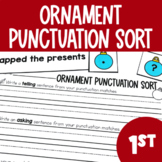 December Punctuation Sort - 1st Grade Literacy Center