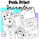 December: Push Print for Speech Therapy