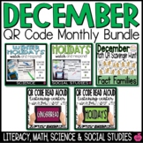 December QR Codes | Language Arts, Math, Science, and Soci
