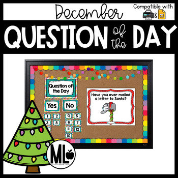 Preview of December Question of the Day- Printable & Digital