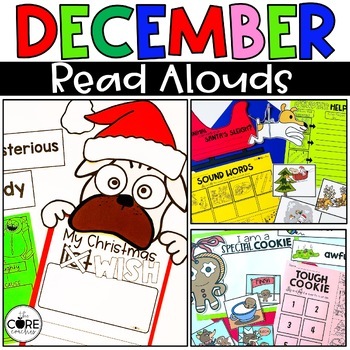 Preview of December Read Aloud Bundle - Holiday Comprehension Activities