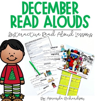 Preview of December Read Alouds & Lesson Plans | December Activities