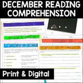 December Reading Comprehension Passages | Monthly Reading 