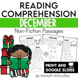 December Reading Comprehension Passages and Questions